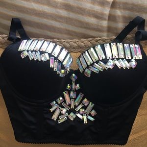 Bebe bra crop top
